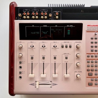 Rare Vestax AA-88 Mixstation Cafe Apres-midi Gold DJ Mixer Wood
