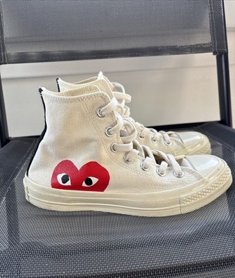 Comme des Garçons Play x Converse Chuck 70 High-Top Size 6 Women s or Mens 4