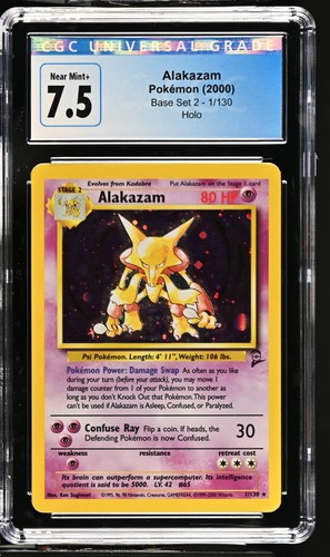 Alakazam graded CGC 7.5 for sale on eBay