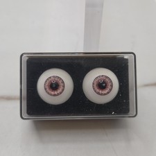 NEW Old Stock 1 Pair of 20mm Gray Real Eyes Pat Secrist Doll Eyes Acrylic USA