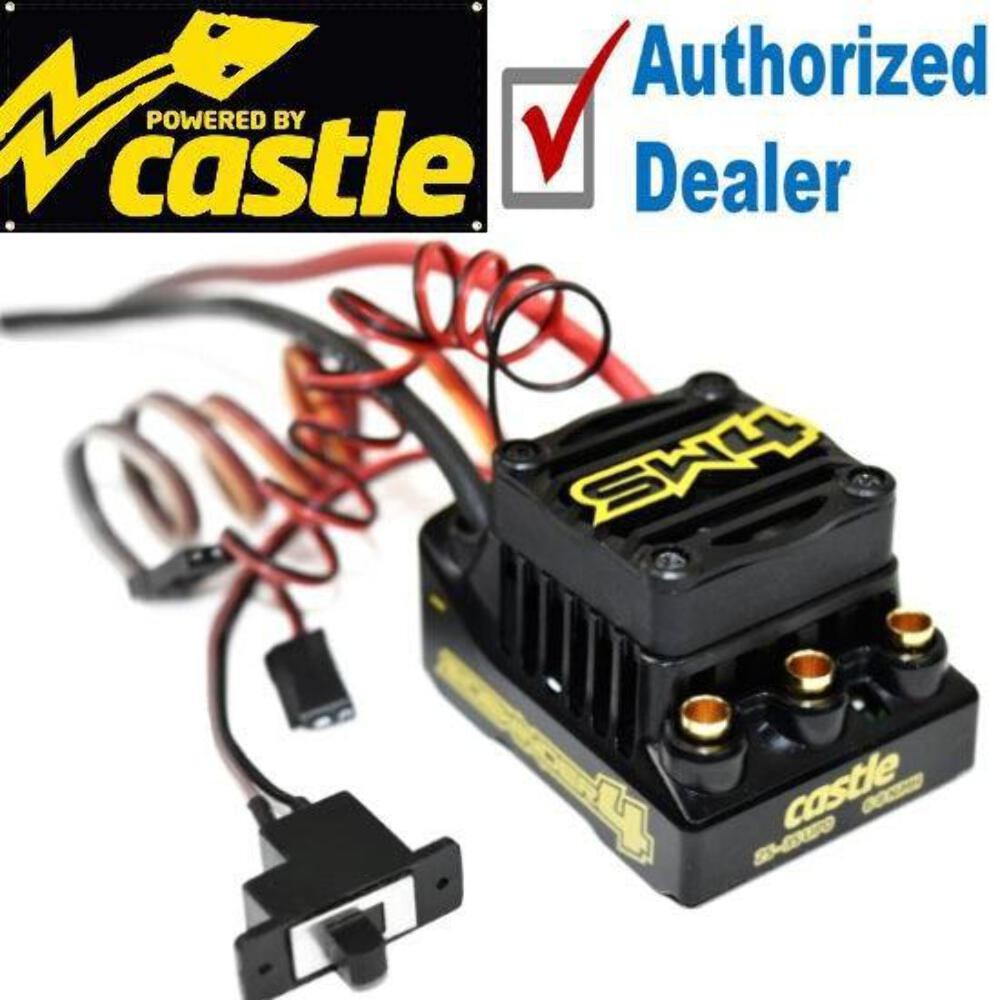 Castle Creations SW4 Sidewinder Sensorless WP ESC / Speed Co