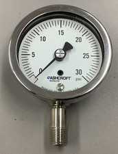 Ashcroft 25-1009-SW-02L-30 Pressure Gauge 0-30PSI 1/4"NPT, 2-1/2" Dial  B412 