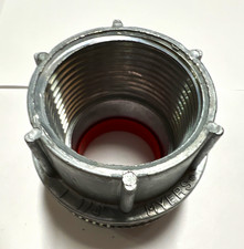 Myers HUB 1S IP68 Threaded RMC Conduit Hub Fitting w/ Red Gasket