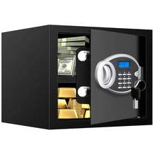 1.2 Cuft Safe Box Fireproof Waterproof for Home, Fire proof Safes with Digita...