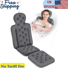 Bath Cushion, Full Body Bathtub Pillow with 160 Suction Cups, Bath Mat