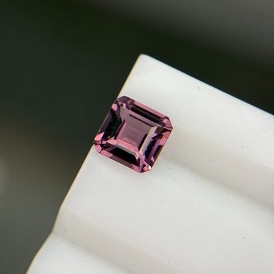 Red spinel, 0.99 carat, Cushion cut RARE FIND Purple Spinel 5.8x5.7 mm