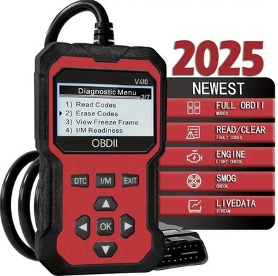 New OBD2 Code Reader Diagnostic Tool   Check Engine Scanner V410 for Car & Truck