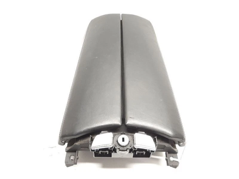 Tampa de descanso de braço console central BMW F01 740i 750i couro preto  - Imagem 4 de 4