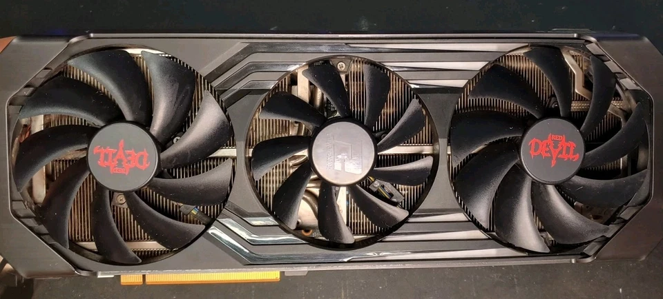 GPU PowerColor Red Devil AMD Radeon RX 6700 XT 6700XT 12 GB GDDR6 ligeramente usada Foto 3 de 4