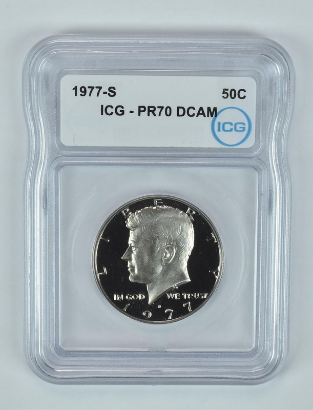 1977-S Kennedy Half Dollar PR70 DCAM ICG *6720