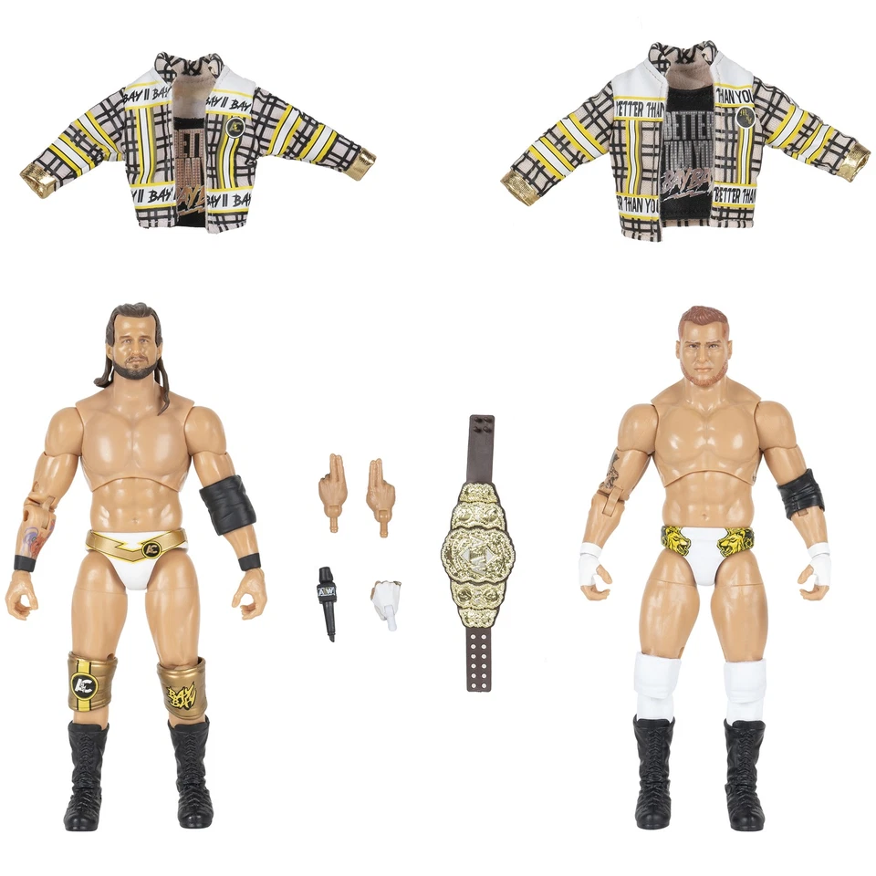 Better Than You Bay (MJF y Adam Cole) - Paquete de 2 figuras de lucha libre de juguete AEW Foto 3 de 3