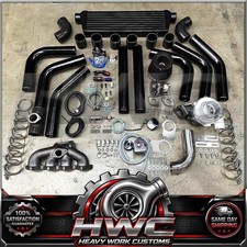 Black Turbocharger 25psi For Integra Gs-r Ls Dc2 Sir Vtec Retain Ac Turbo Kit