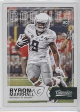 2016 Panini Classics Rookies Byron Marshall #238 1u7