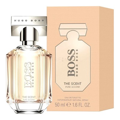 HUGO BOSS THE SCENT PURE ACCORD FOR HER-EDT-SPRAY-1.6 OZ-50 ML-AUTHENTIC-FRANCE