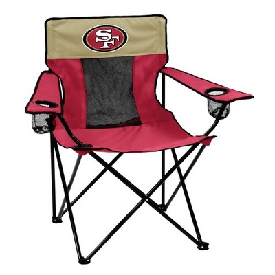 San Francisco 49ers NFL Elite Portable Folding Tailgate/Outdoor Chair-New
