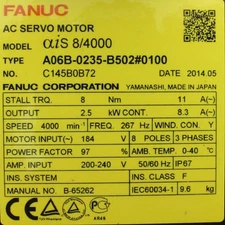 VNew Fanuc A06B-0235-B502#0100 Free Shipping New in Box New Factory Sealed PLC