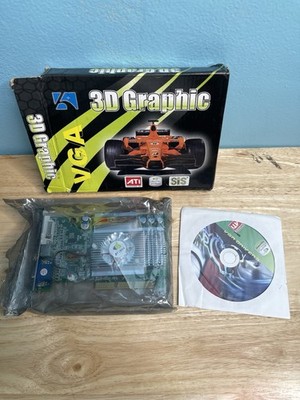 Nvidia GeForce FX5500 256M 128bit AGP Graphics Card VGA DVI S Video