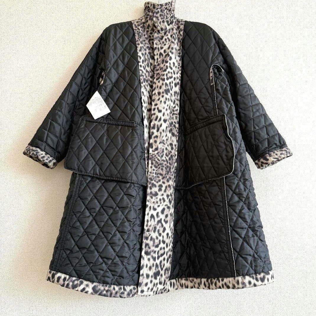 Comme des Garcons Comcom Leopard Print Round Coll… - image 3