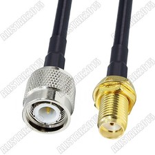 SMA Female Jack to TNC Male Plug Connector Lot RF Pigtail RG58 Cable for Wifi