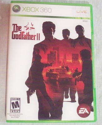 The Godfather II  (Microsoft Xbox 360, 2009) 014633155945 No Manual Clean