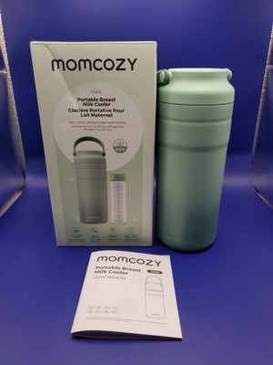 Momcozy 12 OZ Portable Breast Milk Cooler Model CM02 - Green New Open Box