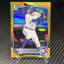 2025 Bowman Draft JoJo Parker Chrome True Gold 1st Prospect #/50 🔥⚾️🔥🔥