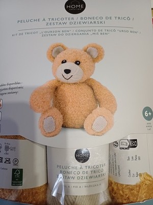 Stricktiere Bär, Esel oder Küken wählbar Tiere Stricken Häckeln Set Top Artikel