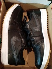 Air Jordan 1 Low Golf Black/Anthracite/Gum Unisex UK Size 5.5 DD9315 005