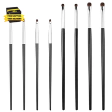 8Pcs Eye Makeup Brushes, Mini Smudge Brush for Eyeliner Eyeshadow Brushes Eyelin