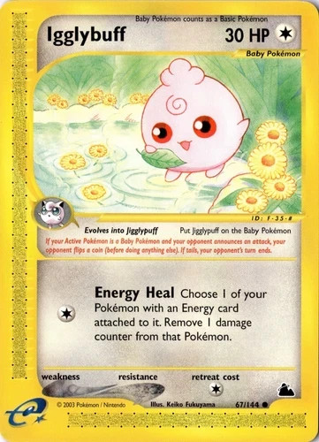 Igglybuff 067/144 - Skyridge - Pokemon - NM