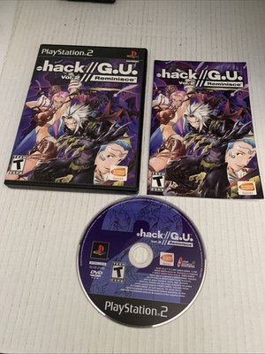 .hack G.U.: Vol. 2 - Reminisce (Sony PlayStation 2, 2007) Complete See Pics