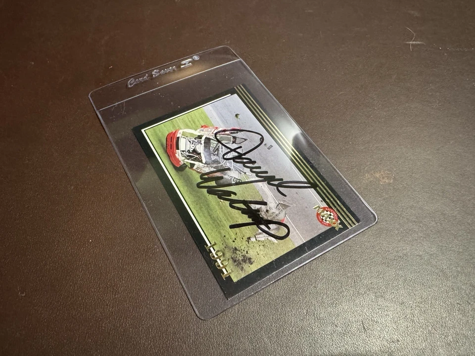 SIGNED Darrell Waltrip Memorable Moments MAXX Race Card 1991 NASCAR - Image 3 of 4