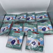 Lot 10 Mini SWIMMING POOL BEACH BALL 7" INFLATABLE Toy New Set