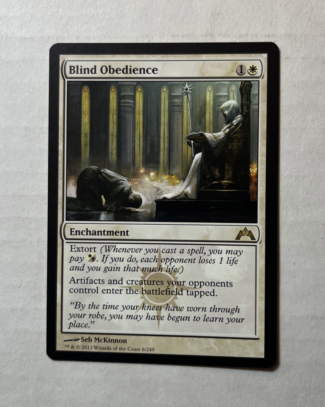 Blind Obedience X1 - NM - Gatecrash MTG Magic The Gathering Card English