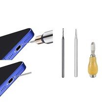 Damaged Screw Removal for Cell Phone, Broken Screw Extractor Set,2 Tungsten S...