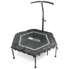 Image of Fitness Trampoline 110cm With Handle Gym Rebounder Pro Fitness Gym Equipment
