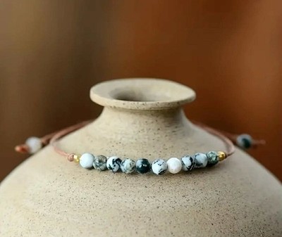 Moosachat Armband / Edelsteine / OJS