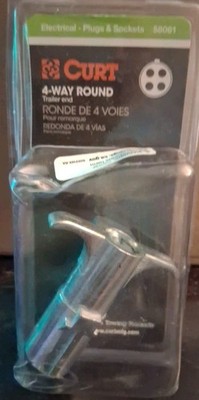 Curt Manufacturing 4-Way Round Trailer End #58061