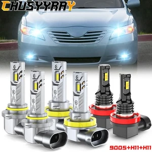 FOR Toyota Camry 2007- 2014 LED Kit d'ampoules de phares / Poutre basse + Lumière de brouillard