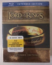 THE LORD OF THE RINGS Trilogy EXTENDED EDITION Blu-Ray, 15-Disc Set BRAND NEW