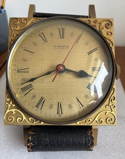 Kienzle Automatic Display Watch Clock With Leather Strap