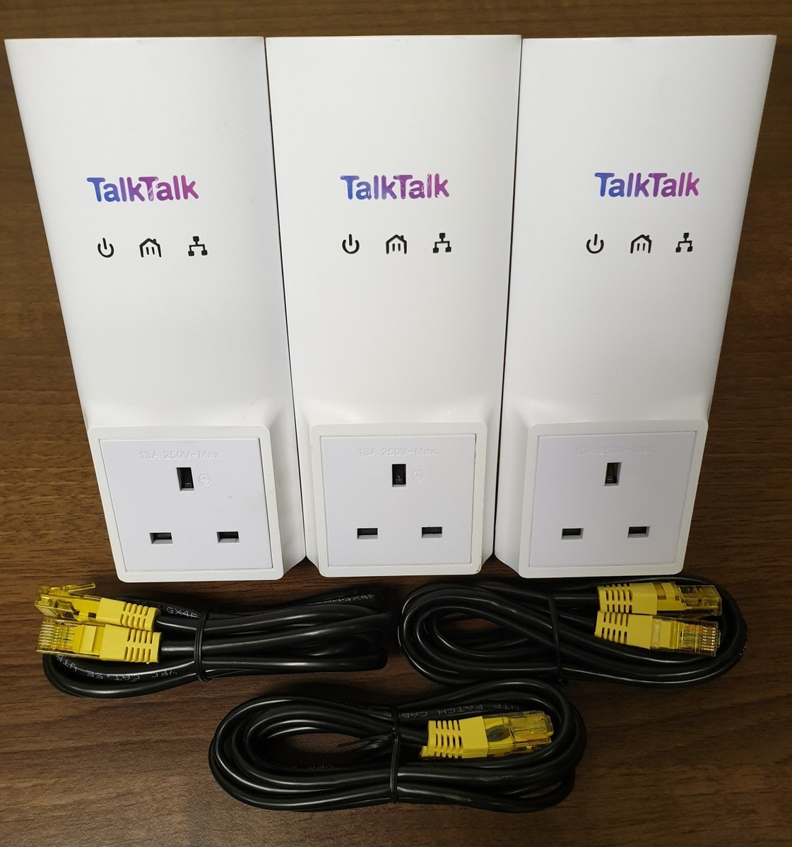 3 x D-LINK POWERLINE ADAPTERS DHP-P326AV TalkTalk BT Sky 200AV +