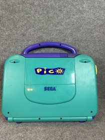SEGA PICO LEARNING SYSTEM CONSOLE ORIGINAL BOX GAMES 5 TESTED RARE HTF COMPLETE