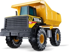 Tonka Steel Classics Mighty Dump Truck - Made with Steel & Sturdy Plastic, Yello