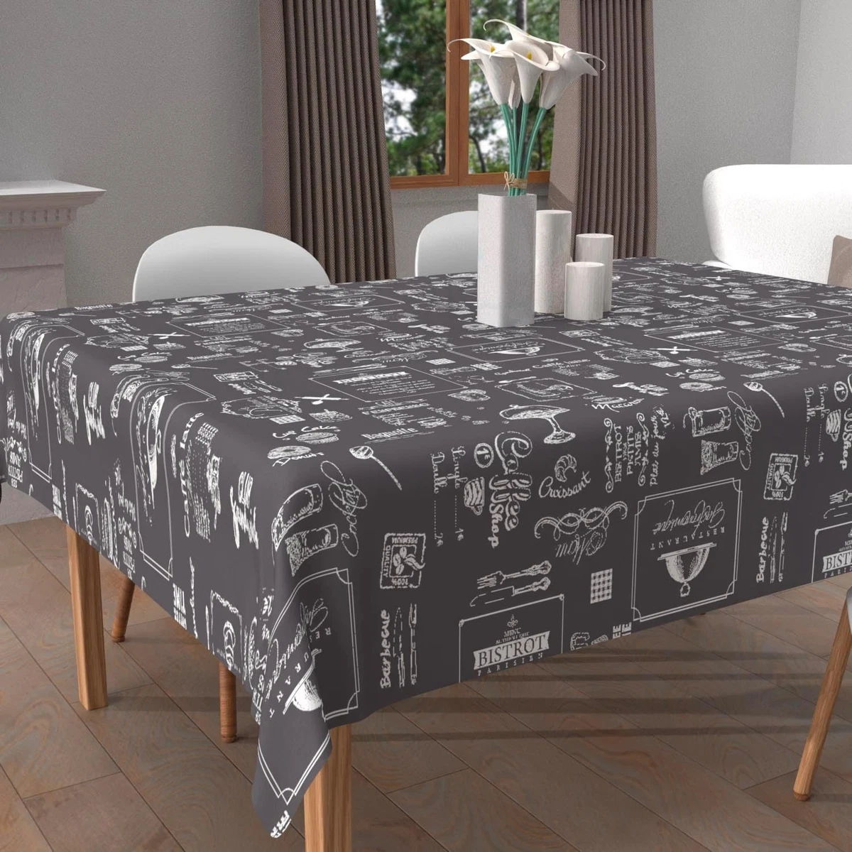 PANAMA Tovaglia Quadrata 180 x 180 cm - Biancoperla