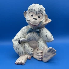 KAY FINCH CALIFORNIA POTTERY FIGURINE OF "HAPPY" MONKEY, MODEL 4903, NO DAMAGE