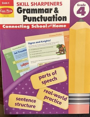 Skill Sharpeners Grammar and Punctuation, Grade 4 (Paperback or Softback)