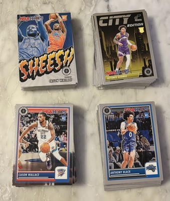 200 Rookie Card Lot - 2023-2024 NBA Hoops Premium Stock & NBA Mosaic - 100 each