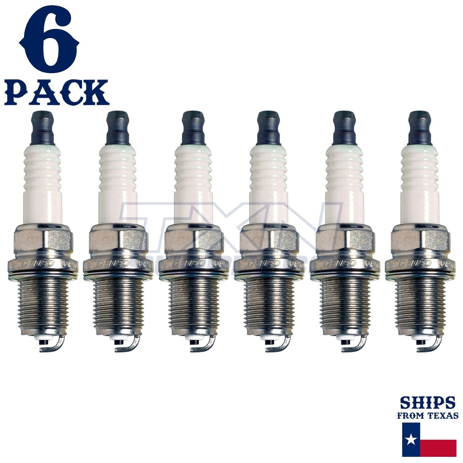 6 Pack Denso 3122 U-Groove Spark PlugsÂ K20R-U