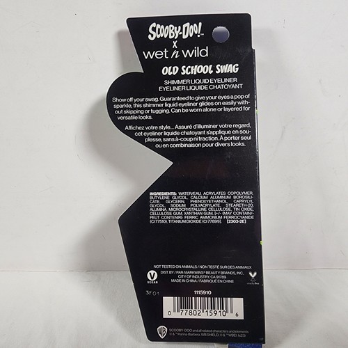 SCOOBY-DOO MÁQUINA MISTERIOSA WET 'n WILD Set de Maquillaje, ¡VIENE CON BOLSA DE COSMÉTICOS NUEVO! - Imagen 22 de 23